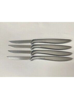 LOT 4 Gerber Steak Knife Set Of 4 Miming Stainless Steel 8 1/2” Blade